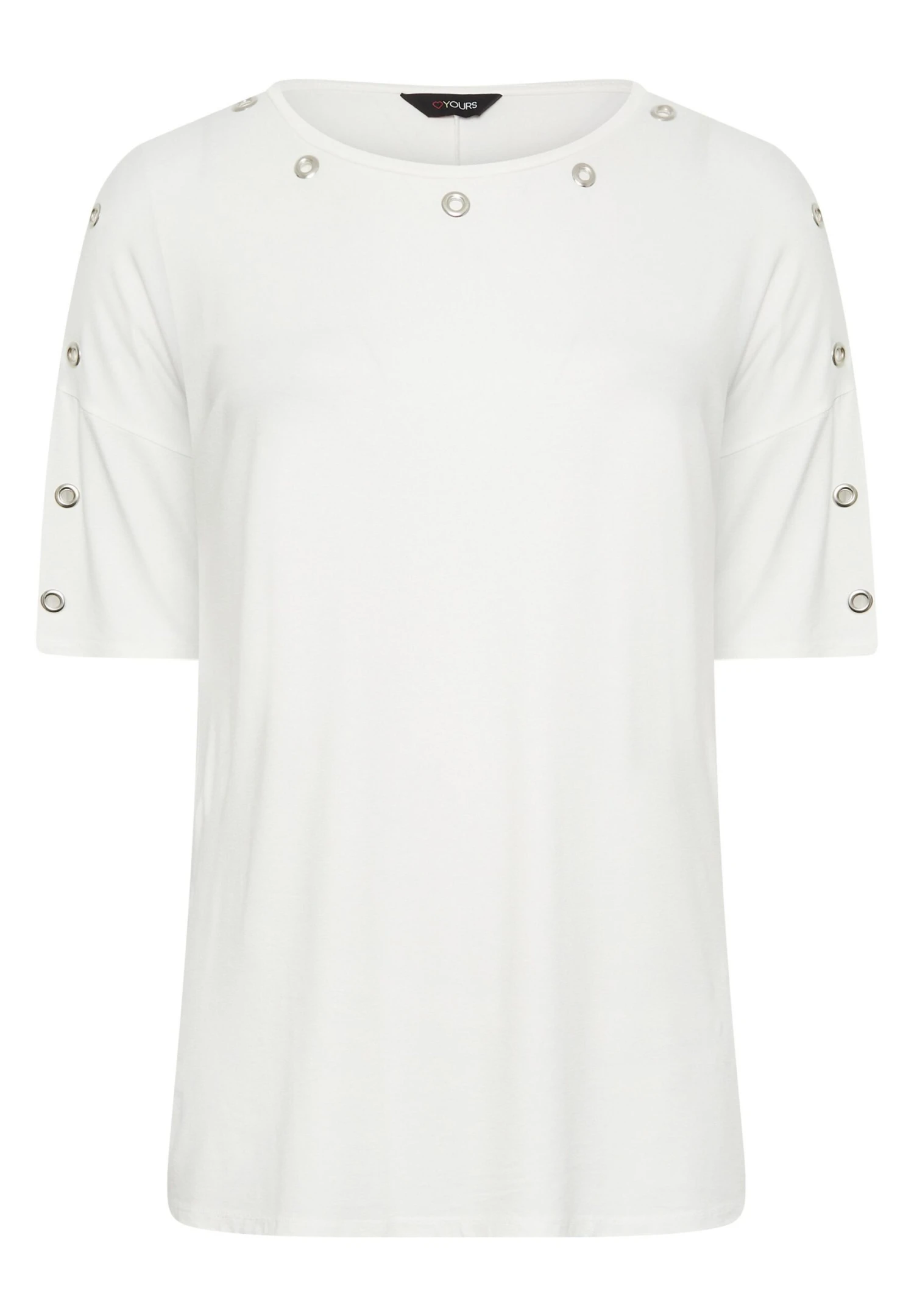 Eyelet Detail - Camiseta De Manga Larga - White 5 Eyelet Detail - Camiseta De Manga Larga - White - Imagen 5