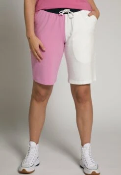 Ulla Popken Weites Bein - Pantalones Deportivos - Helles Pink