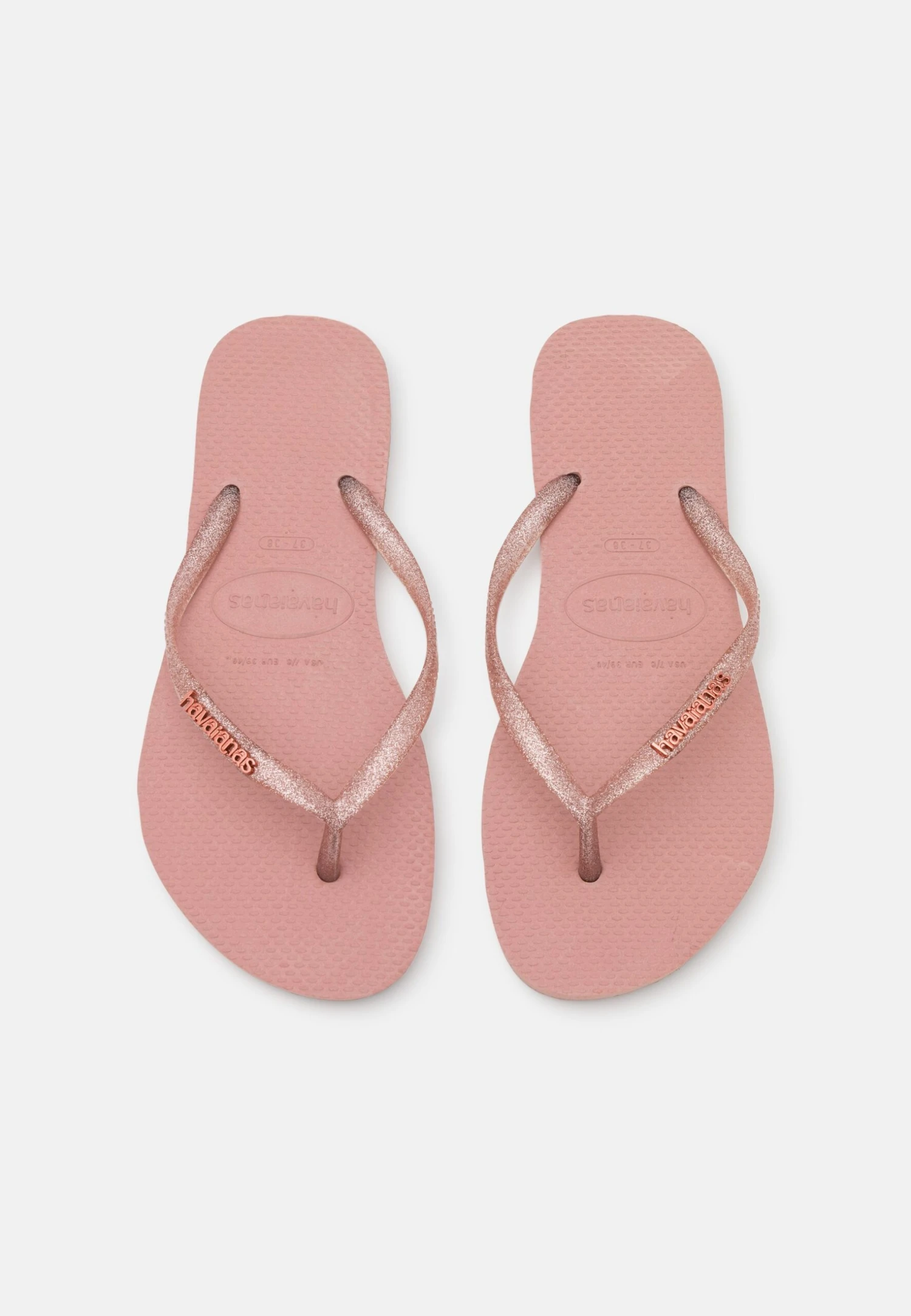 Havaianas Slim Fit Logo Metallic - Chanclas De Dedo - Crocus Rose/Apricot Red 6 Havaianas Slim Fit Logo Metallic - Chanclas De Dedo - Crocus Rose/Apricot Red - Imagen 6