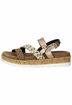 Lazamani Sandalias De Cuña - Brown