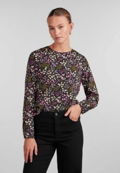 Pieces Langarm Pcdosia - Camiseta De Manga Larga - Black