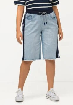 Ulla Popken Shorts Vaqueros - Bleu Clair