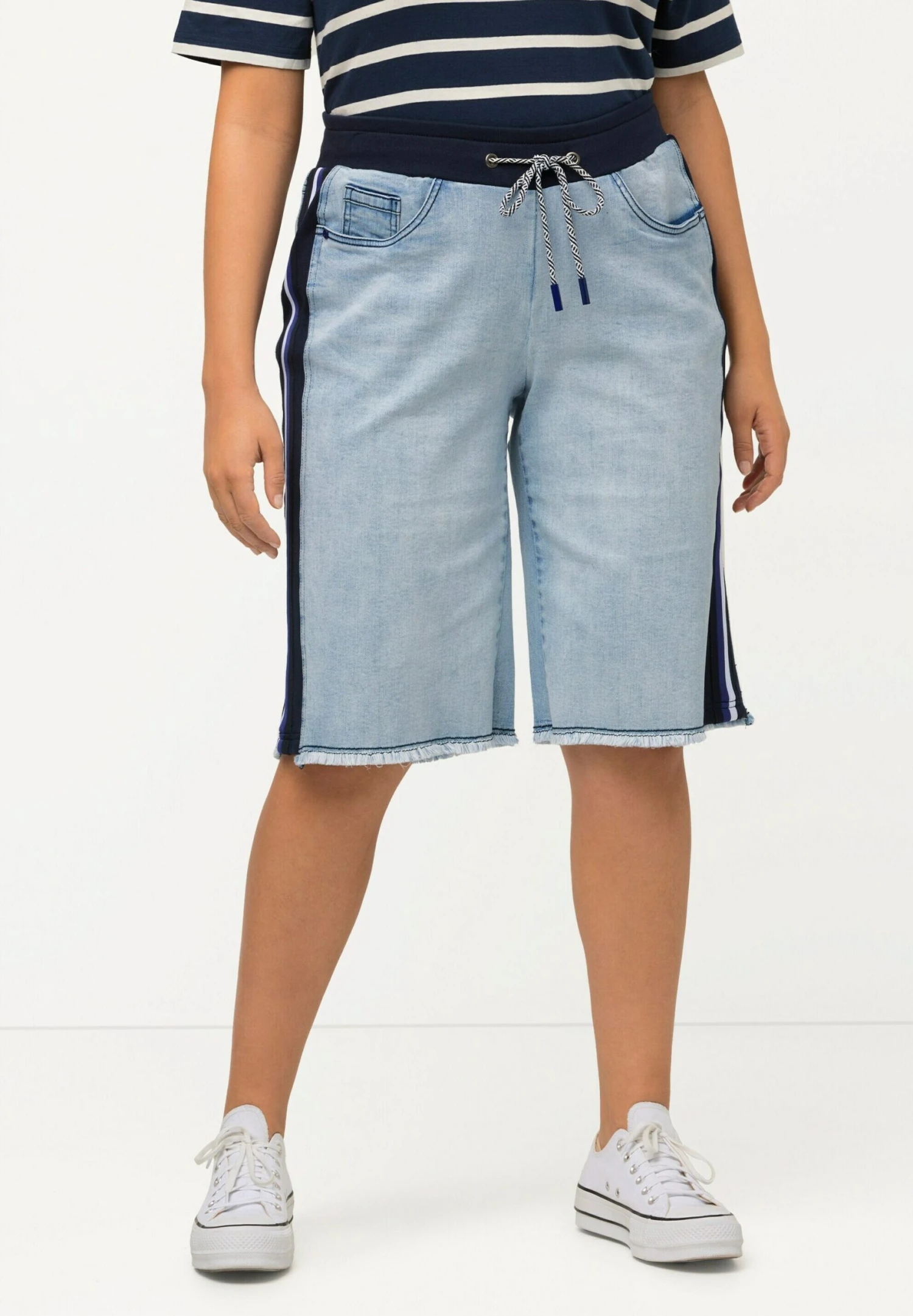 Ulla Popken Shorts Vaqueros - Bleu Clair 1 Ulla Popken Shorts Vaqueros - Bleu Clair