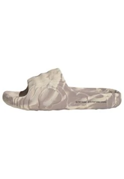 Adidas Originals Adilette 22 Unisex - Chanclas De Baño - Sand Strata/Taupe/Core Black