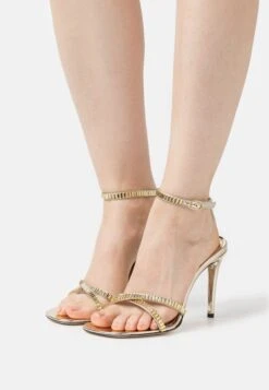 Victoria Beckham Sandalias De Tacón - Light Gold