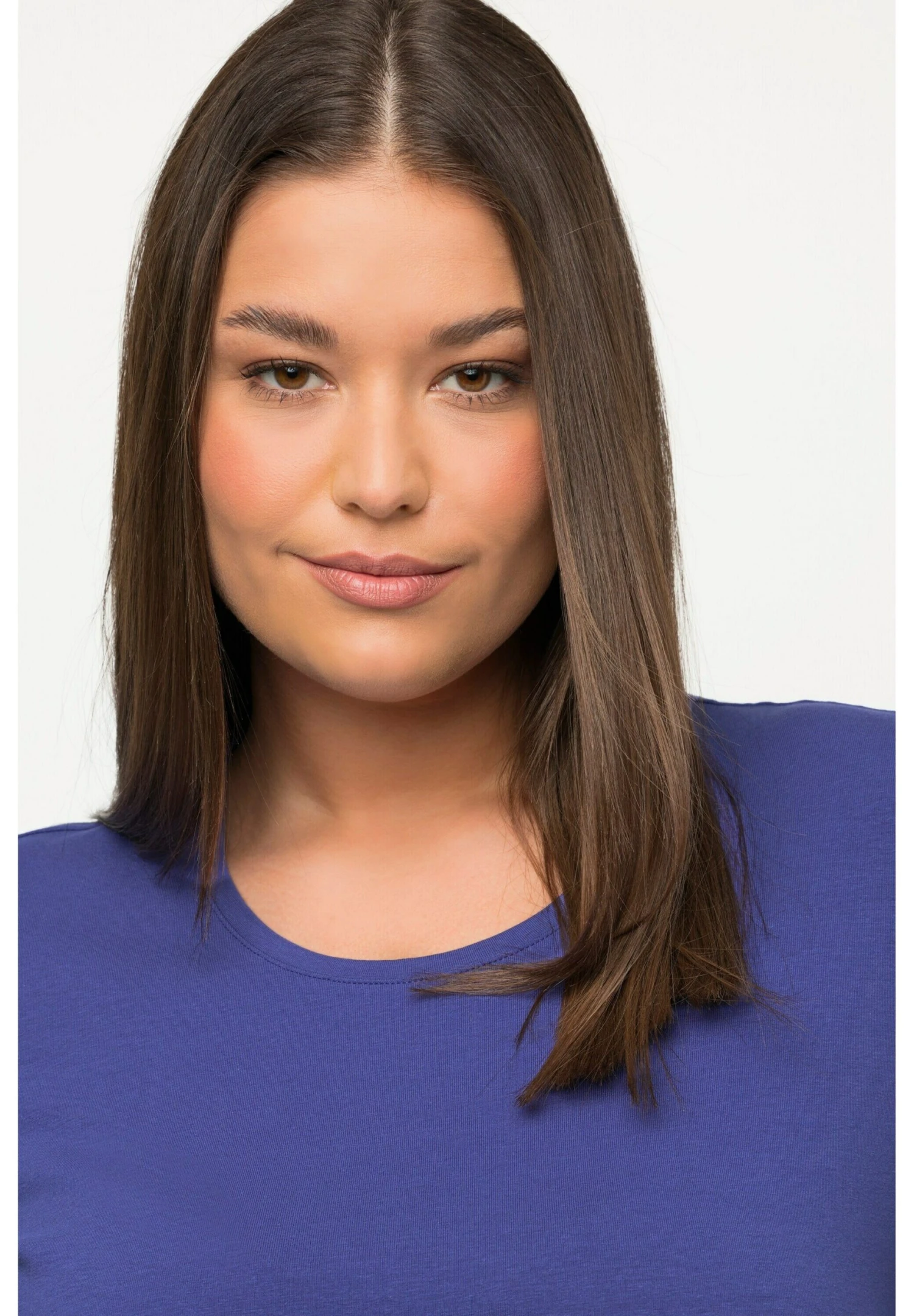 Ulla Popken Camiseta Básica - Blue Purple 4 Ulla Popken Camiseta Básica - Blue Purple - Imagen 4