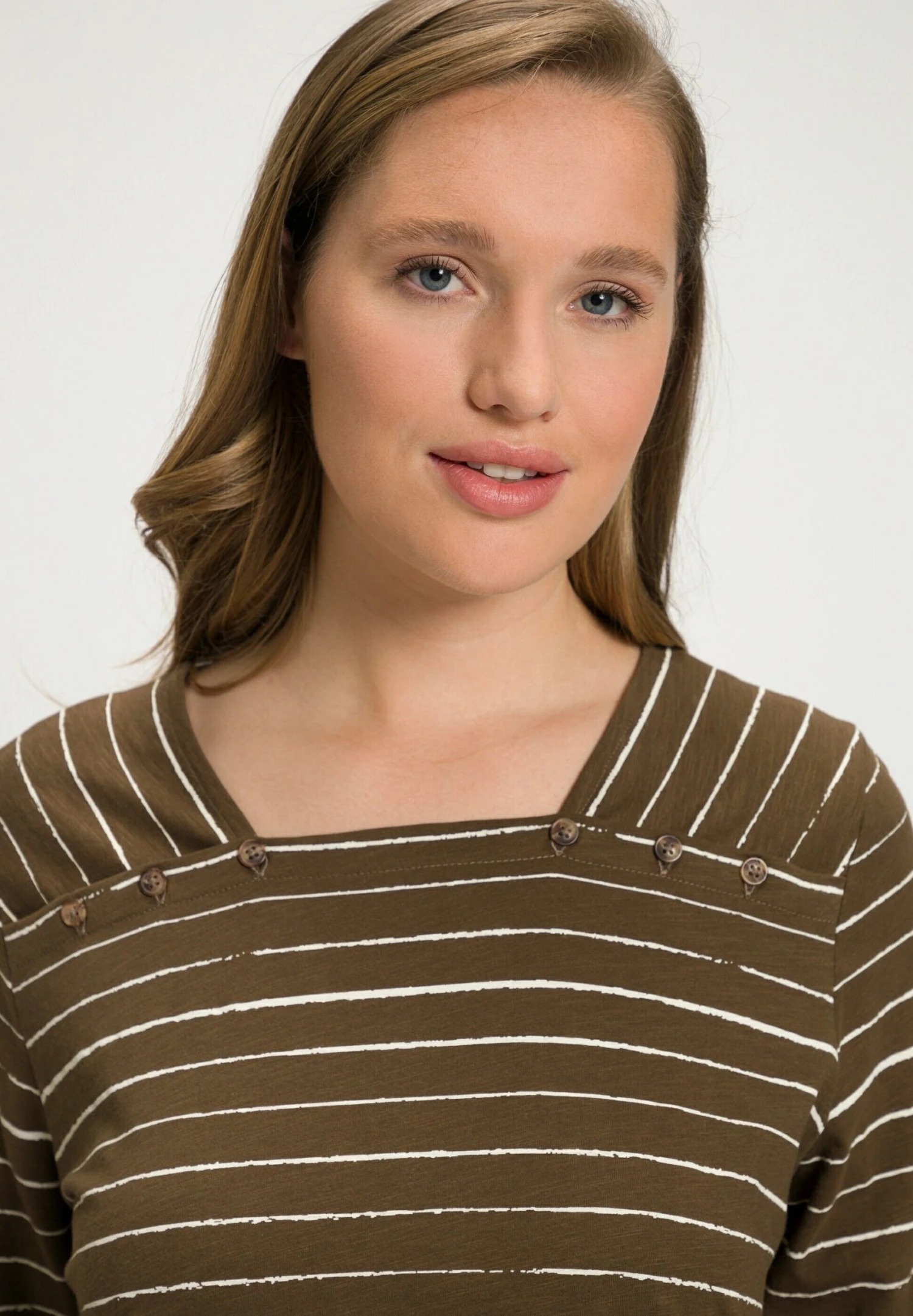 Ulla Popken Camiseta De Manga Larga - Bruin 3 Ulla Popken Camiseta De Manga Larga - Bruin - Imagen 3