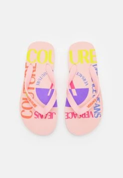 Sandalias De Dedo - Baby Pink/Multi-Coloured