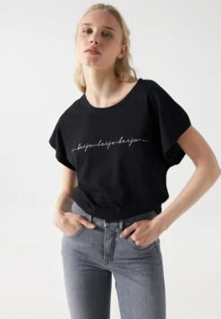 Regular - Camiseta Estampada - Black