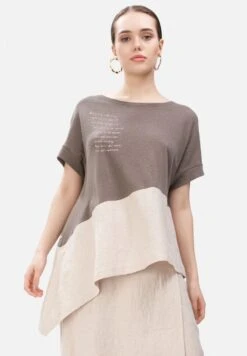 HELMIDGE Camiseta Estampada - Braun