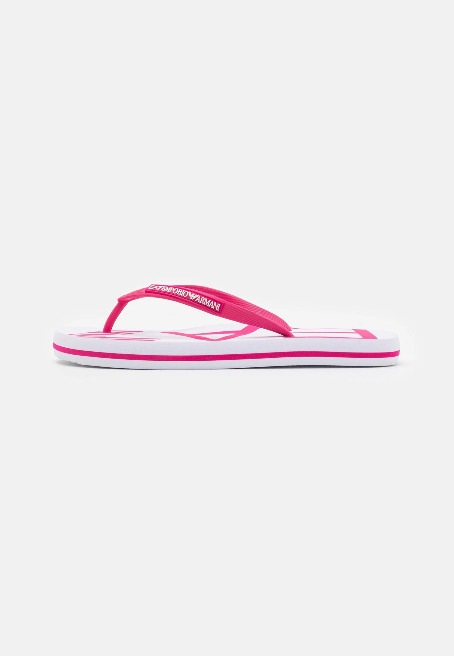 EA7 Emporio Armani Water Sports Oversize Logo Unisex - Sandalias De Dedo - White/Pink 2 EA7 Emporio Armani Water Sports Oversize Logo Unisex - Sandalias De Dedo - White/Pink - Imagen 2