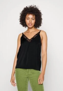 Vila Vicava V Neck Singlet - Top - Black