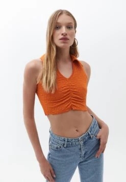 Singlet - Polo - Burnt Orange