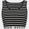 MISS SIXTY Top - Black/White