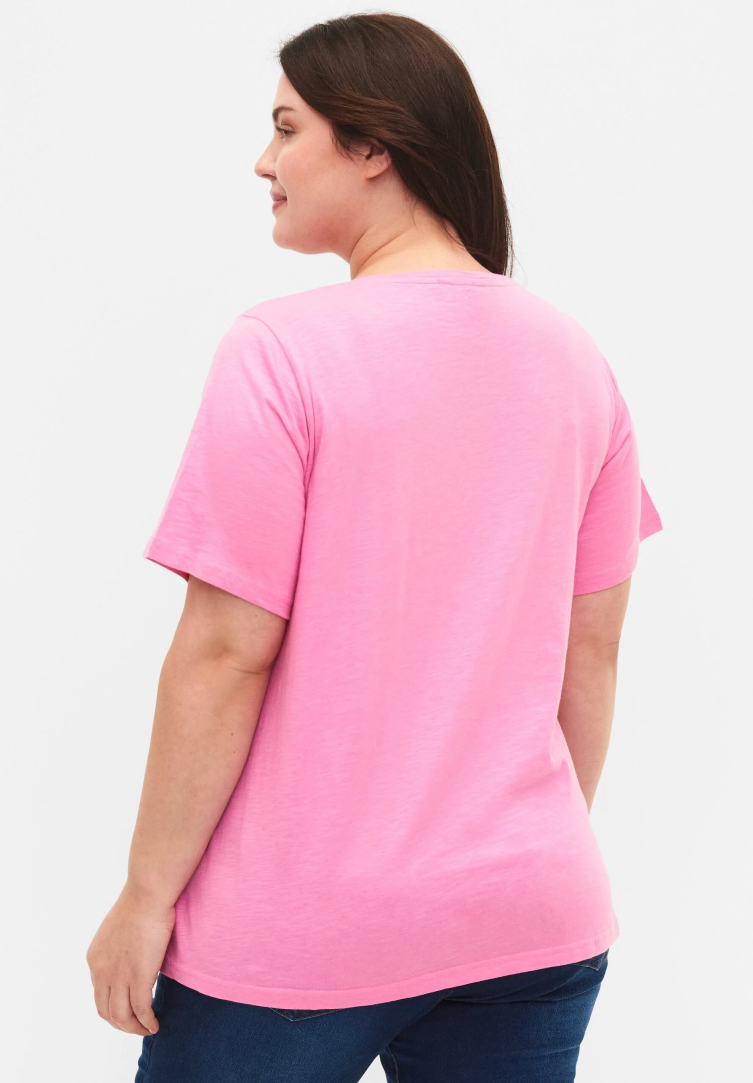 Zizzi 2 Pack - Camiseta Básica - Rosebloom Navy B 3 Zizzi 2 Pack - Camiseta Básica - Rosebloom Navy B - Imagen 3