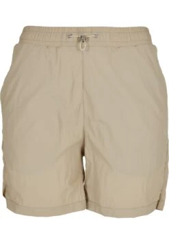 URBAN CLASSICS Ladies Crinkle Nylon Shorts - Shorts - Concrete