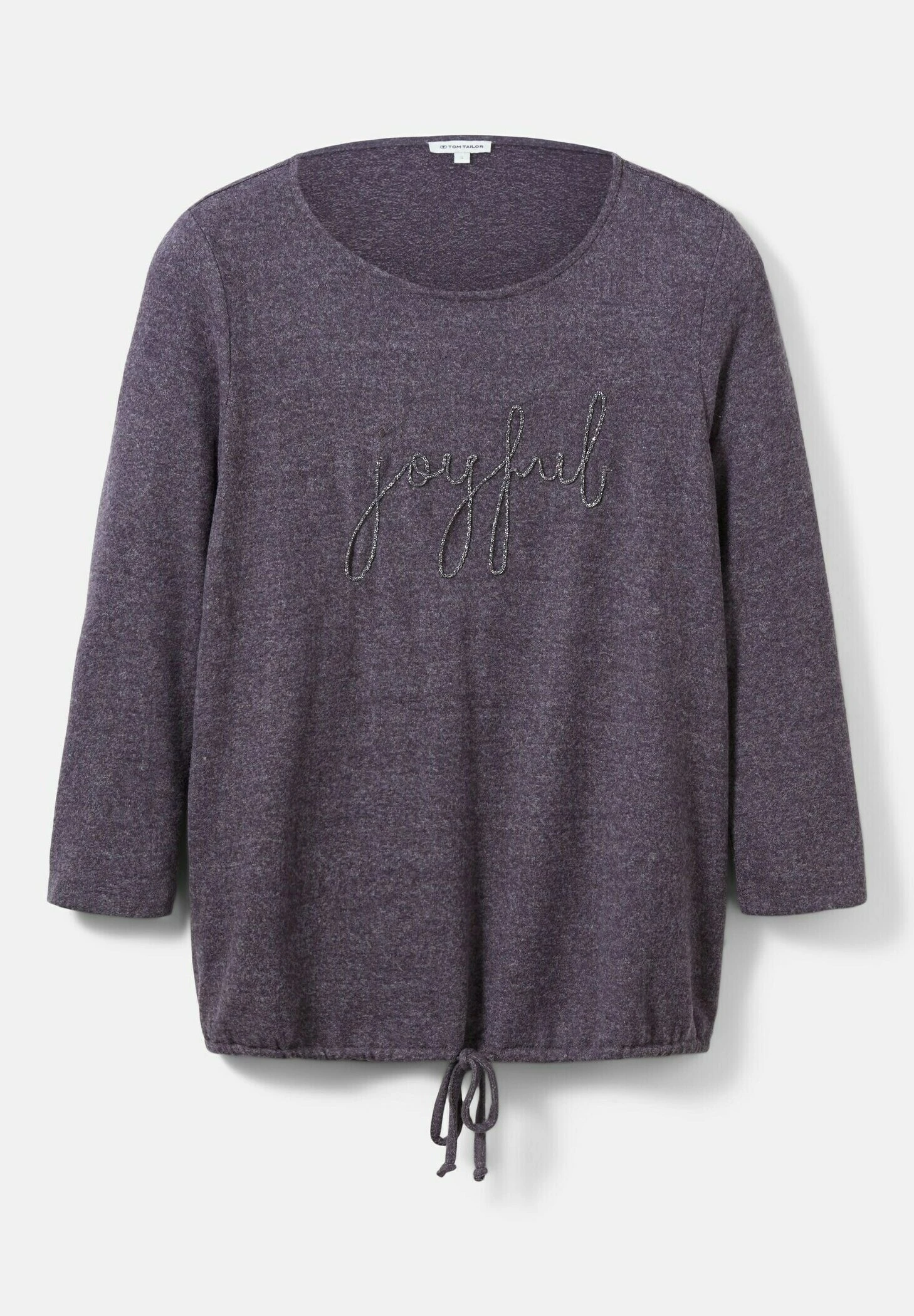 Tom Tailor Mit Stickerei - Camiseta De Manga Larga - Evident Anthracite Melange 7 Tom Tailor Mit Stickerei - Camiseta De Manga Larga - Evident Anthracite Melange - Imagen 7