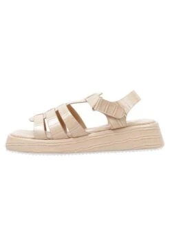 Resin - Sandalias De Cuña - Beige