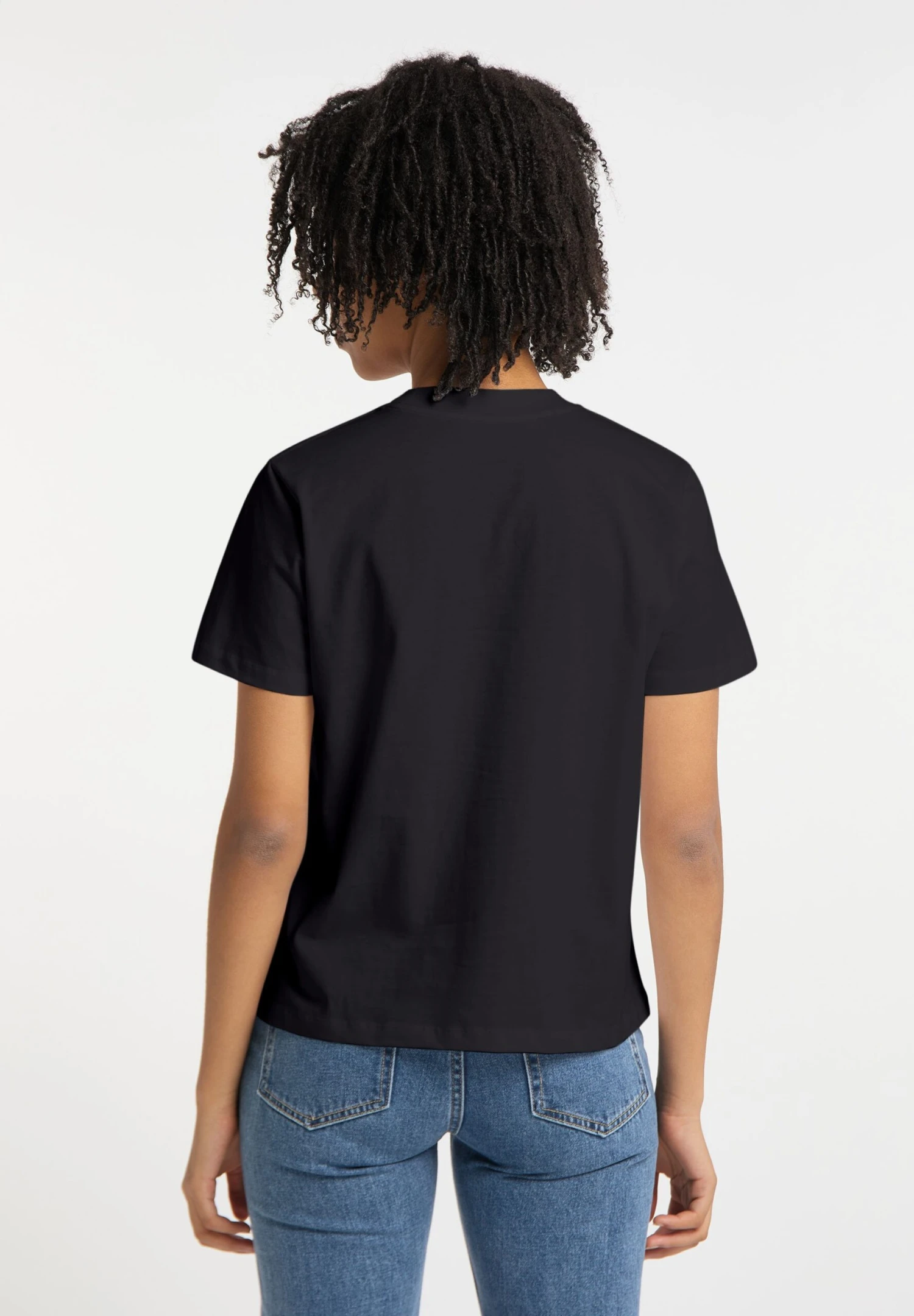 With Side Logo - Camiseta Básica - Stretch Limo Black 3 With Side Logo - Camiseta Básica - Stretch Limo Black - Imagen 3