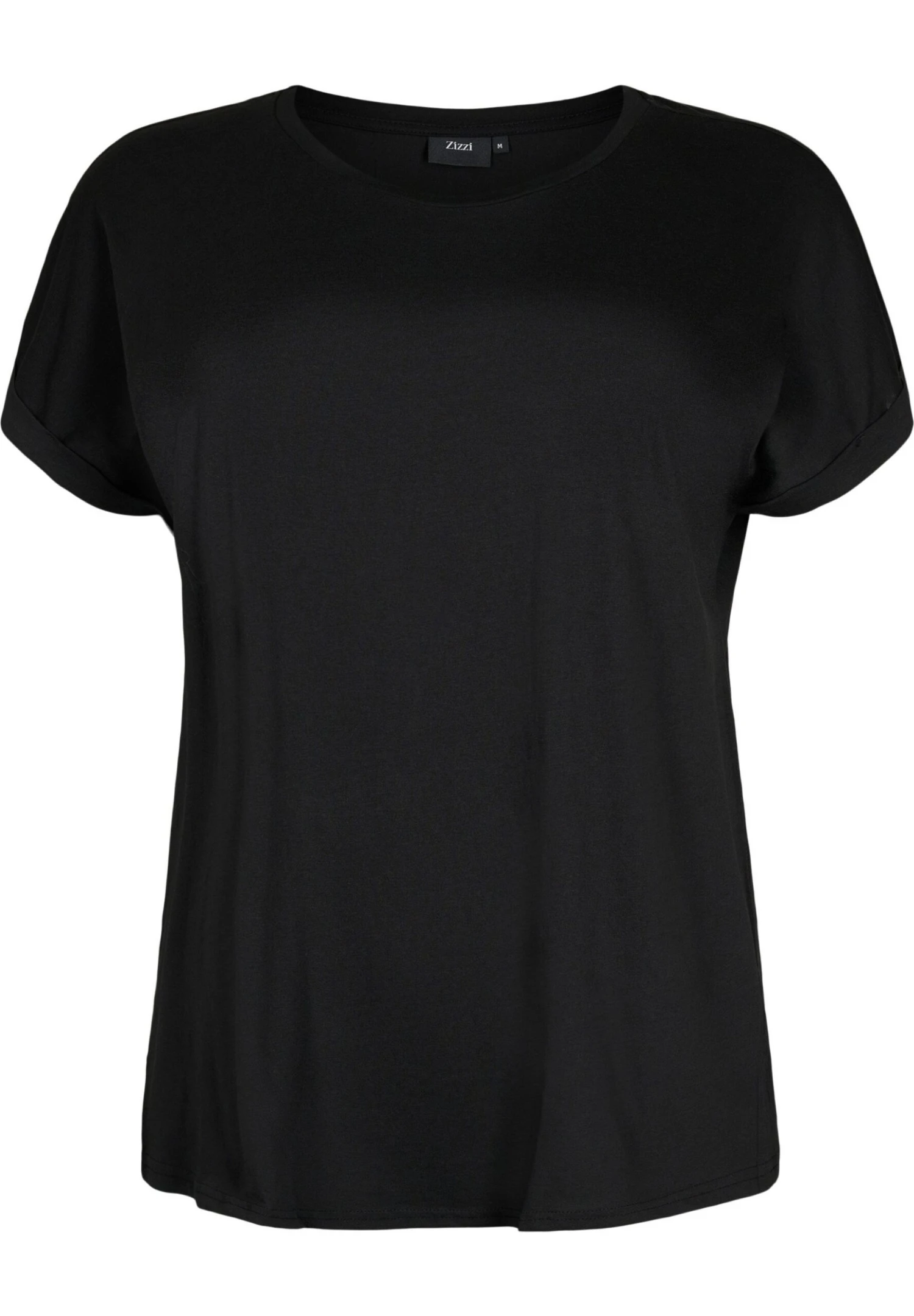 Zizzi 2-Pack Short Sleeved - Camiseta Básica - Bright White Black 4 Zizzi 2-Pack Short Sleeved - Camiseta Básica - Bright White Black - Imagen 4