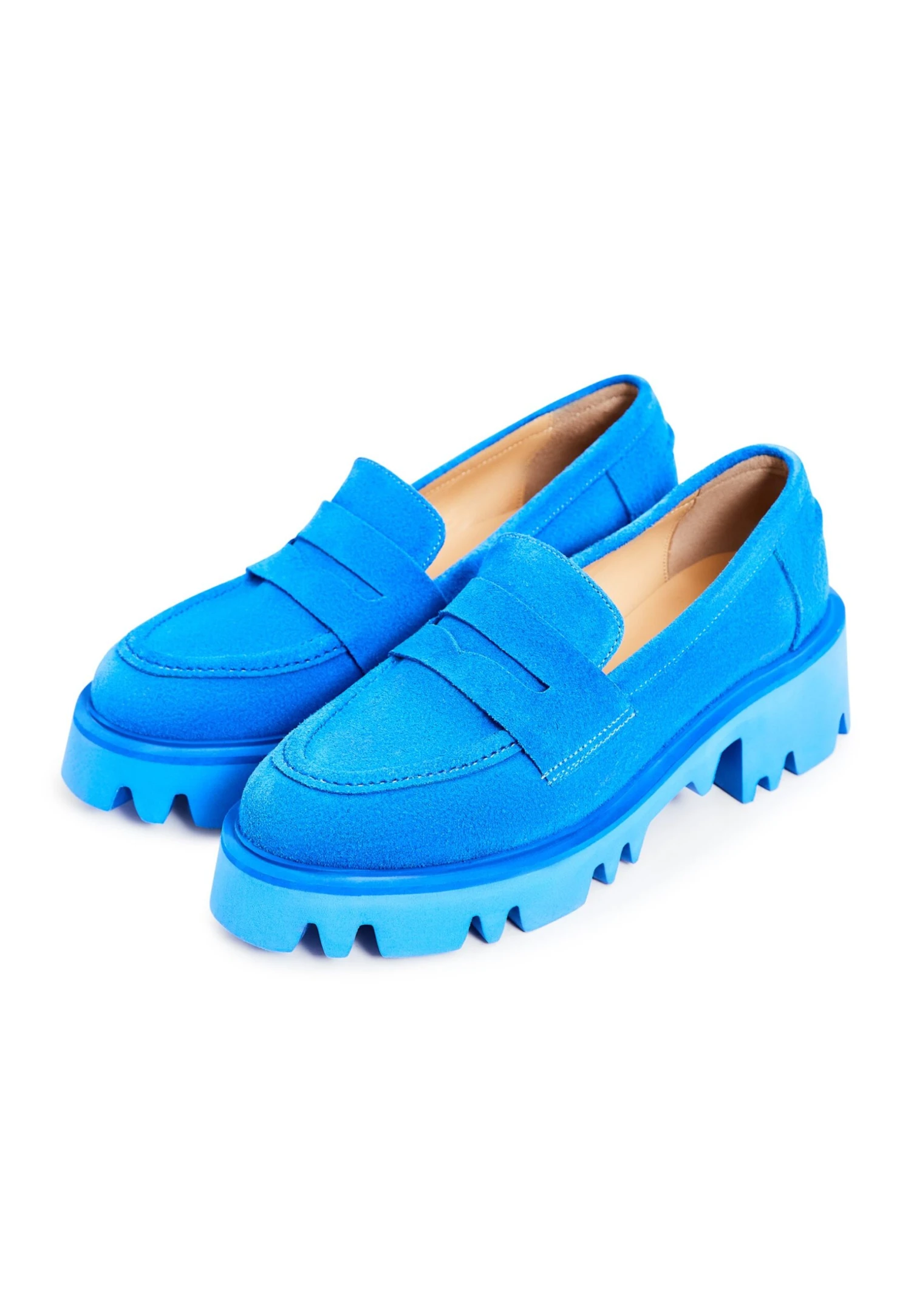 Platform Loafers- Mocasines - Blue 7 Platform Loafers- Mocasines - Blue - Imagen 7