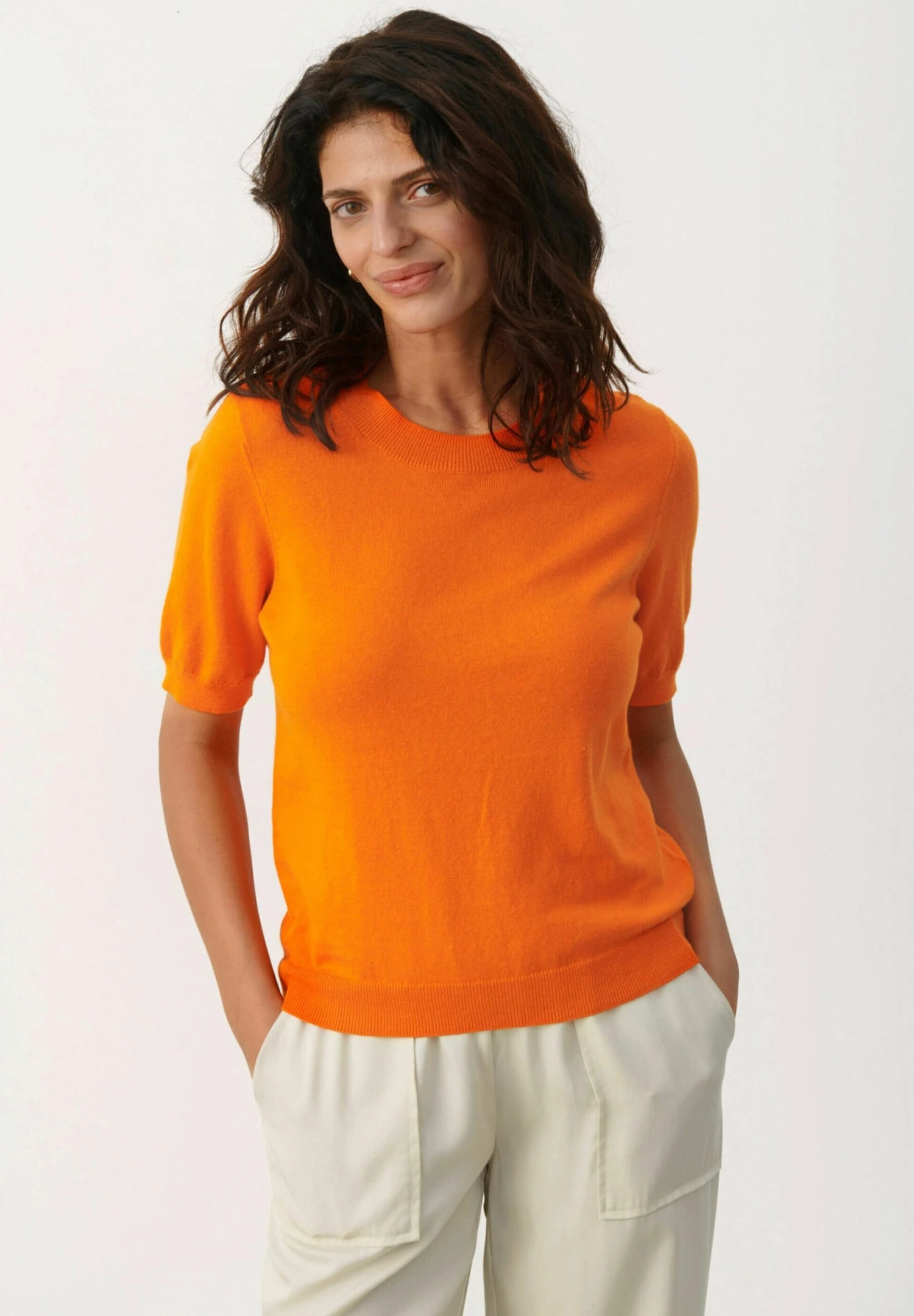 Part Two Everlottapw Pu - Camiseta Básica - Mandarin Orange 1 Part Two Everlottapw Pu - Camiseta Básica - Mandarin Orange