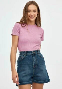 Bermuda Mom - Shorts Vaqueros - Azul