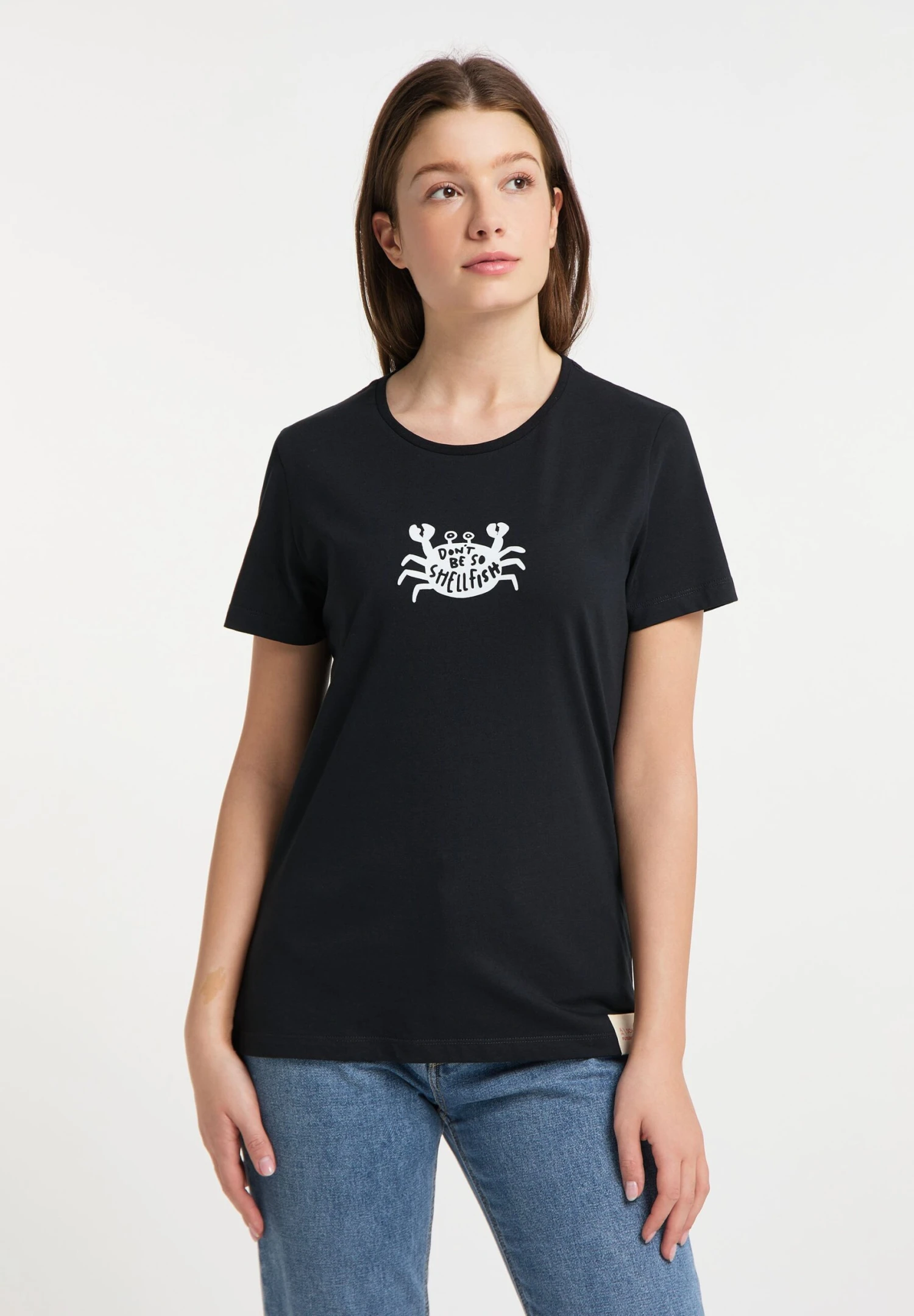 With Shellfish Print - Camiseta Estampada - Stretch Limo Black 1 With Shellfish Print - Camiseta Estampada - Stretch Limo Black