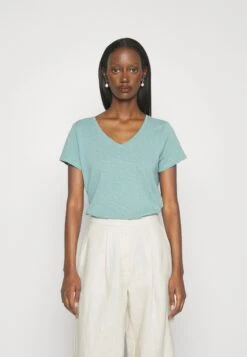 Marc O'Polo DENIM Short Sleeve Slim Fit Circularity - Camiseta Básica - Still Water