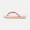 Havaianas Slim Glitter Ii Mini Me Kids - Chanclas De Dedo - Ballet Rose/Golden Blush