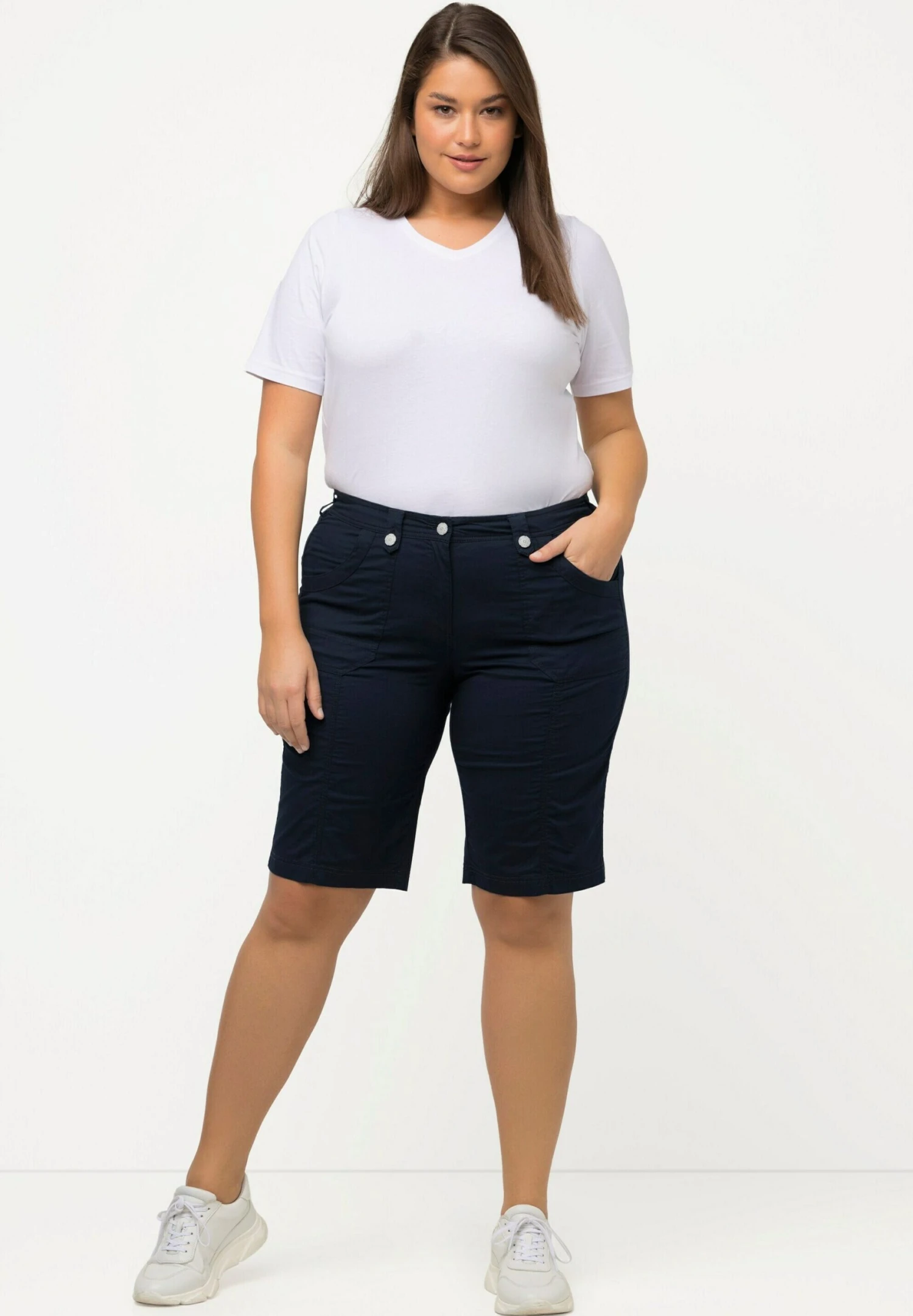 Ulla Popken Shorts - Marine 2 Ulla Popken Shorts - Marine - Imagen 2