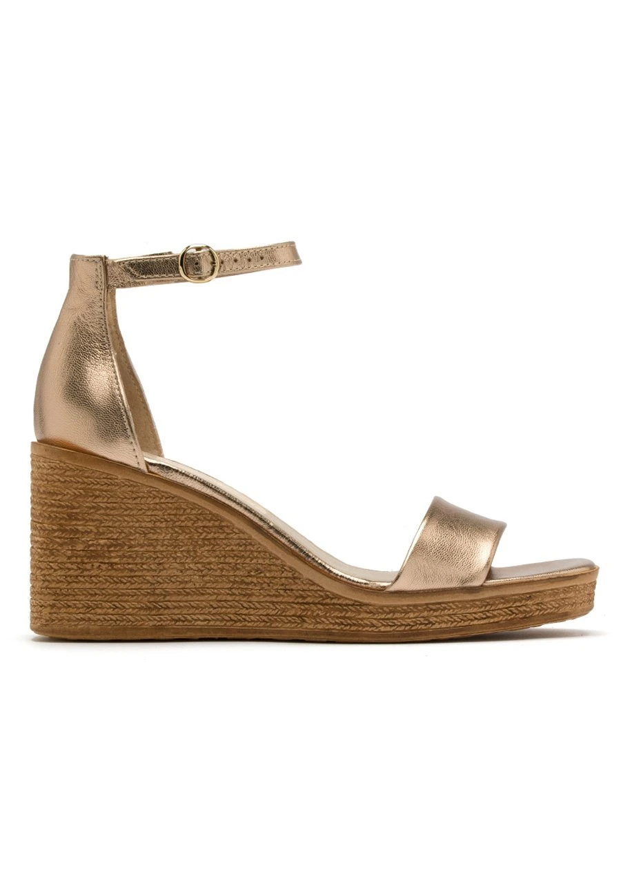 Sandalias De Cuña - Platynowy 2 Sandalias De Cuña - Platynowy - Imagen 2