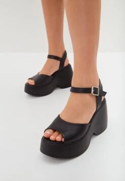 Sandalias De Tacón - Black