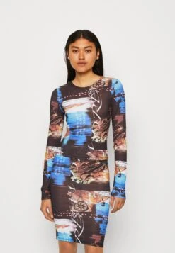 Nuevos lanzamientos 14 Jaded London Long Sleeve Tissue Scribble Dream Print - Camiseta De Manga Larga - Black