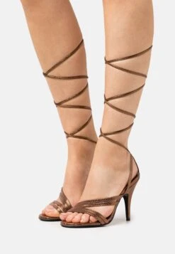 Patrizia Pepe Sandalias De Tacón - Bronze