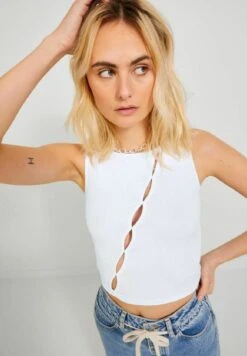 JJXX Jxhannah Stretch - Top - Bright White -Havaianas Shop a2ad716df04c4b4bbac014f720fd5c1b