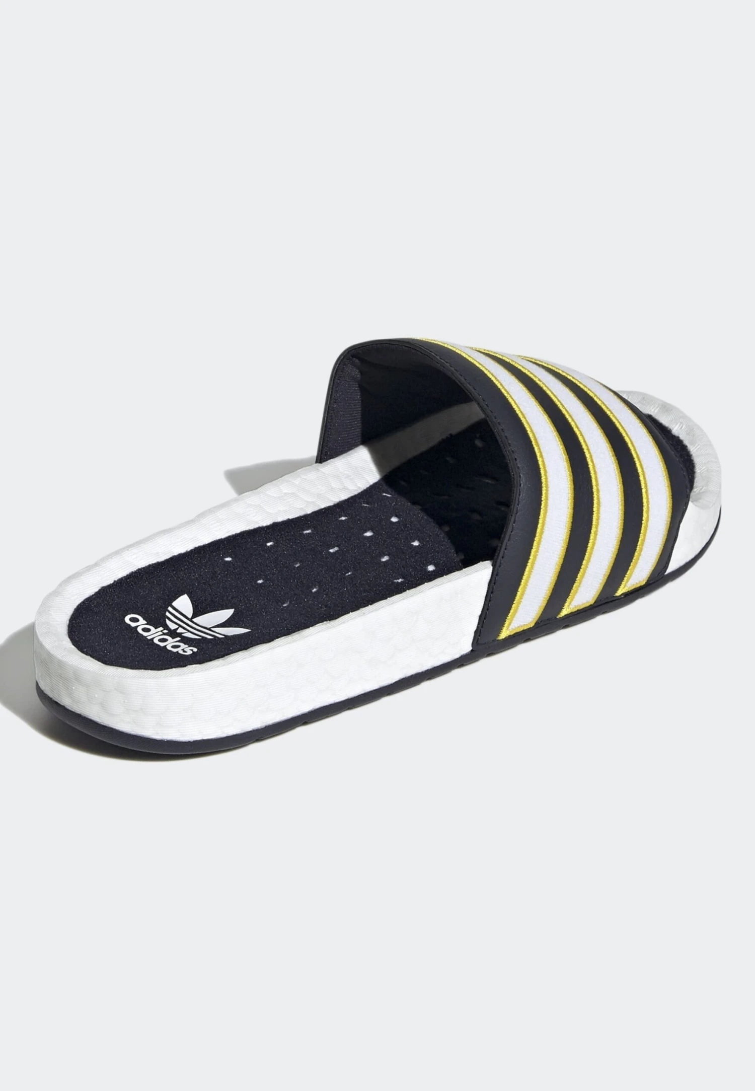 Adidas Originals Adilette Boost - Chanclas De Baño - Cloud White Legend Ink Yellow 4 Adidas Originals Adilette Boost - Chanclas De Baño - Cloud White Legend Ink Yellow - Imagen 4