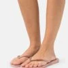 Havaianas Slim Fit Logo Metallic - Chanclas De Dedo - Crocus Rose/Apricot Red