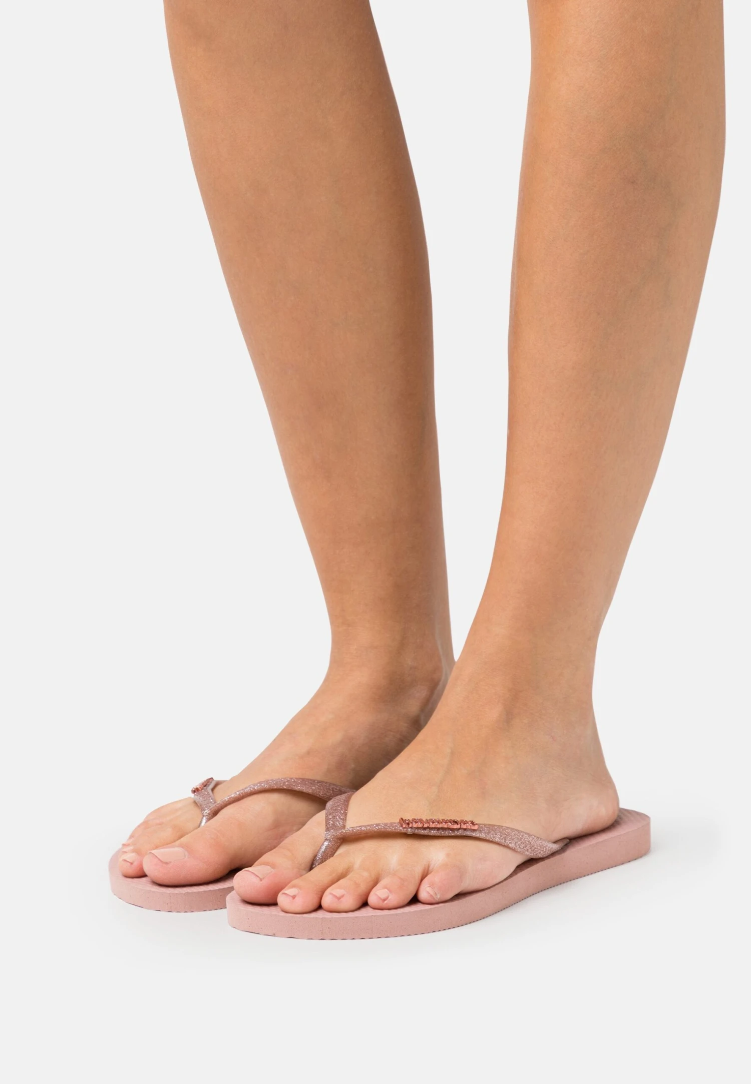 Havaianas Slim Fit Logo Metallic - Chanclas De Dedo - Crocus Rose/Apricot Red 1 Havaianas Slim Fit Logo Metallic - Chanclas De Dedo - Crocus Rose/Apricot Red