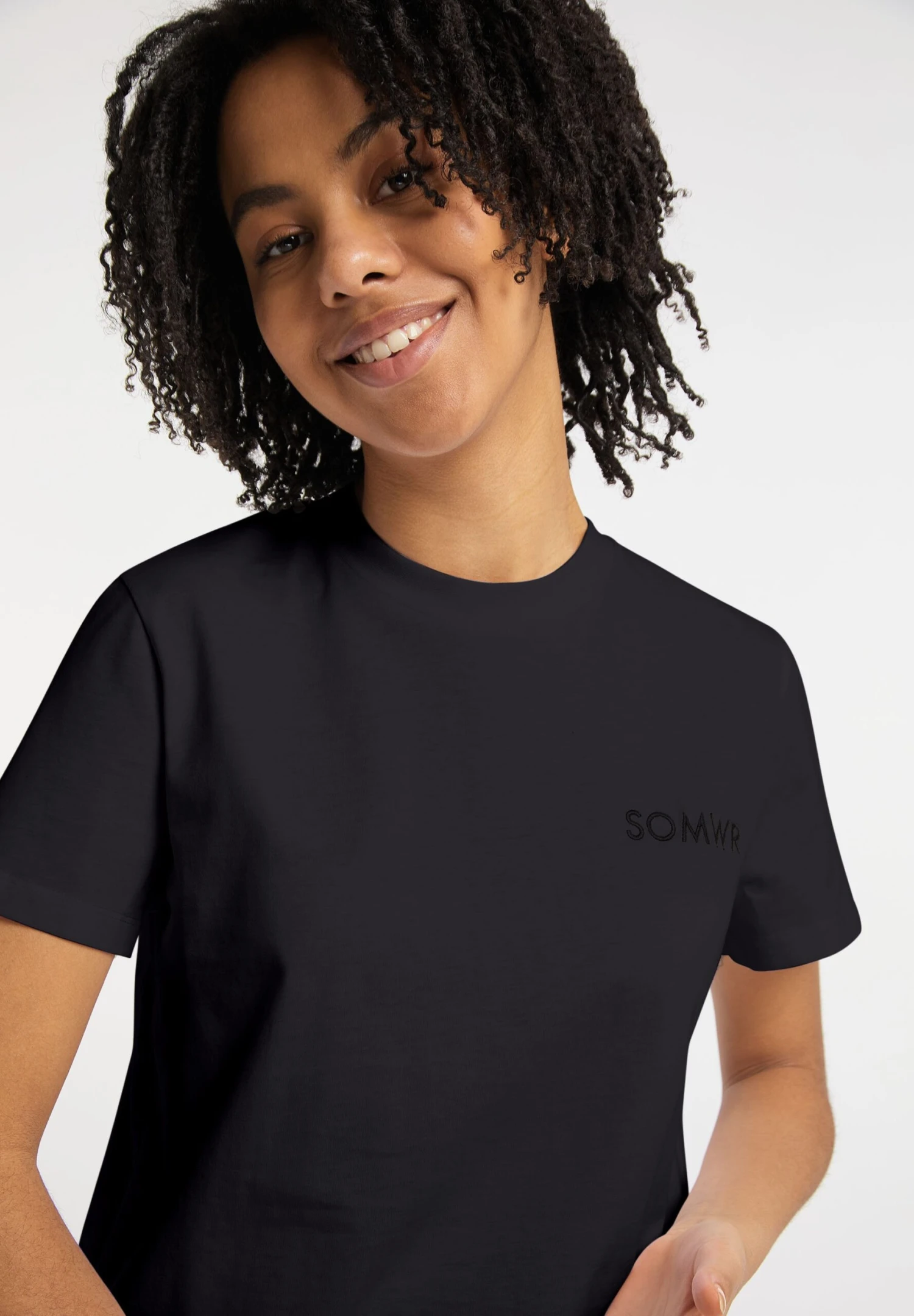 With Side Logo - Camiseta Básica - Stretch Limo Black 4 With Side Logo - Camiseta Básica - Stretch Limo Black - Imagen 4