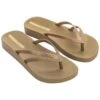 Ipanema Japonki Bossa Soft V Fem - Chanclas De Dedo - Beige Gold