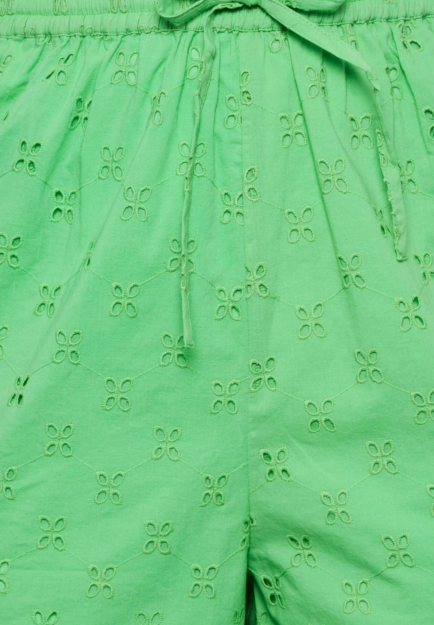 Broderie Angalise - Shorts - Green 5 Broderie Angalise - Shorts - Green - Imagen 5