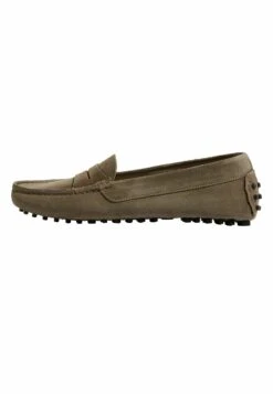 Ashley Leo - Mocasines - Taupe Suede