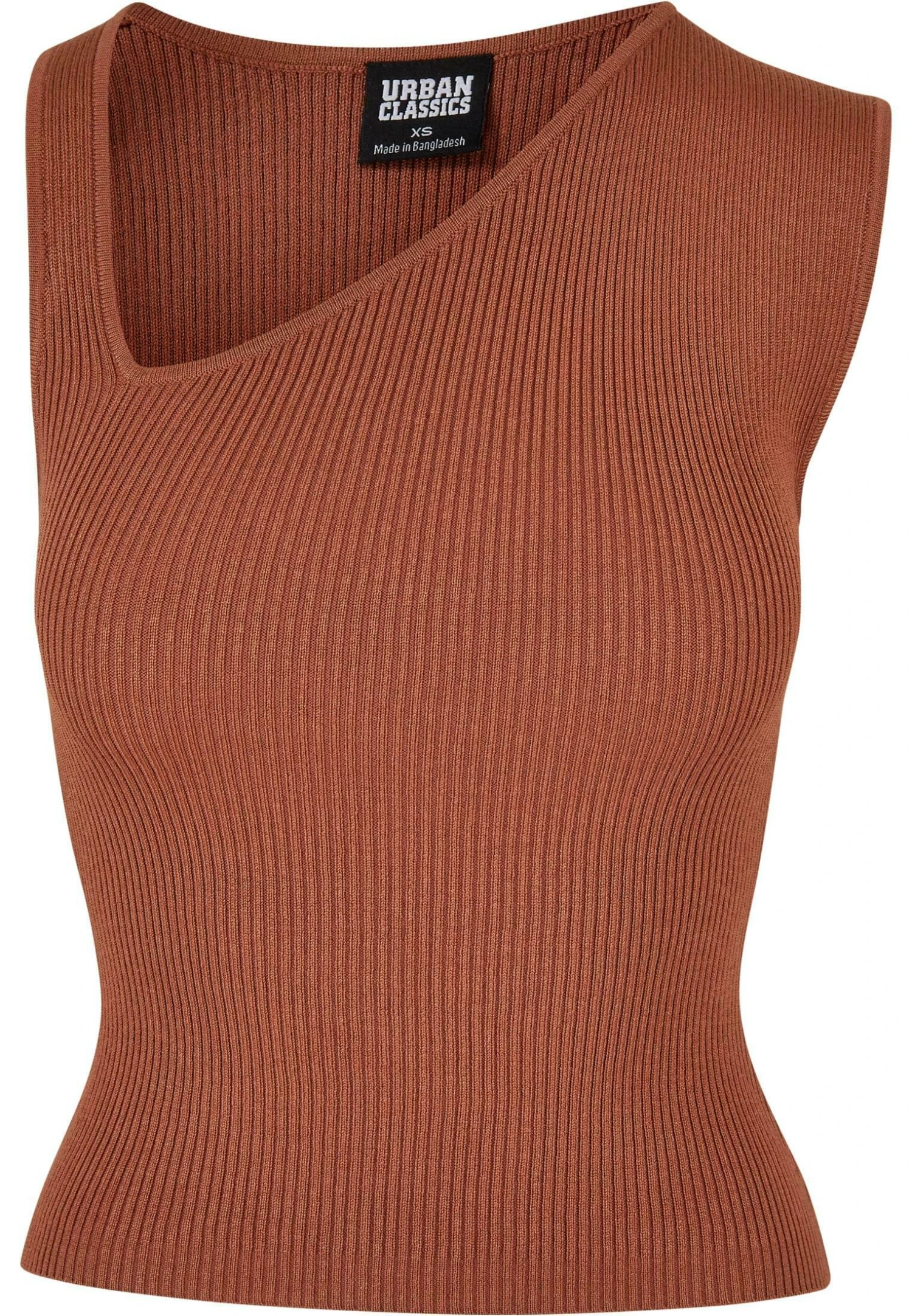 URBAN CLASSICS Damen Asymmetric- Top - Terracotta 6 URBAN CLASSICS Damen Asymmetric- Top - Terracotta - Imagen 6