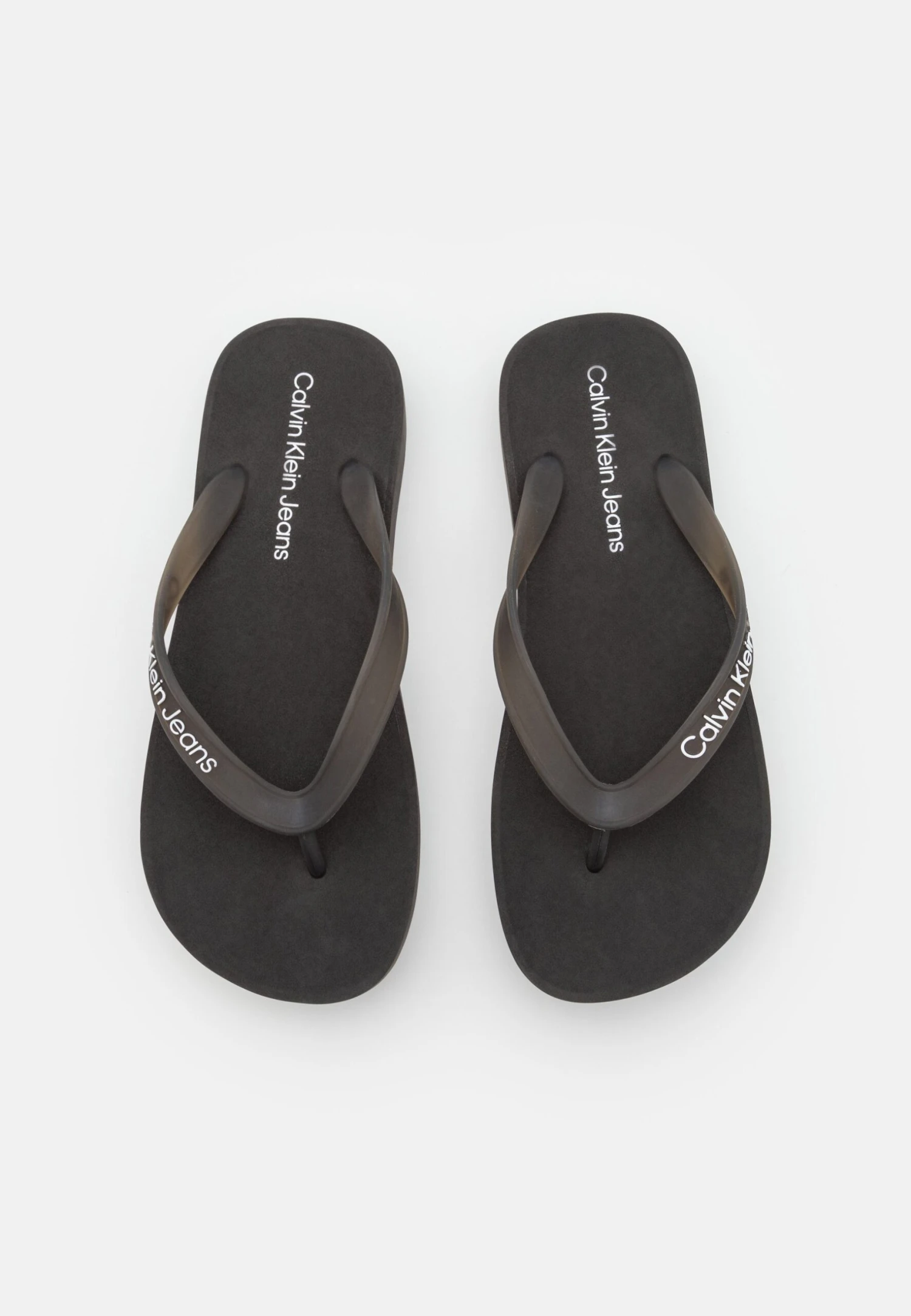 Calvin Klein Jeans Beach Flatform Logo - Sandalias De Dedo - Black/Bright White 6 Calvin Klein Jeans Beach Flatform Logo - Sandalias De Dedo - Black/Bright White - Imagen 6