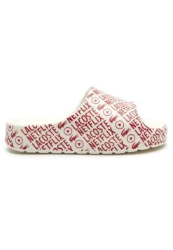 Nuevos lanzamientos 3 Lacoste X Netflix - Chanclas De Baño - White/Red
