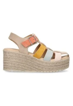 Sandalias De Cuña - Multicolor