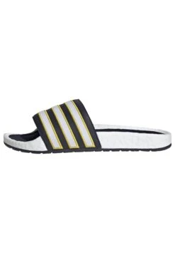 Adidas Originals Adilette Boost - Chanclas De Baño - Cloud White Legend Ink Yellow