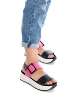 Xti Sandalias Con Plataforma - Fucsia