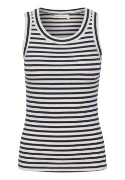 InWear Dagna Striped Tank - Top - Whisper White Midnight Magic -Havaianas Shop e5b671075ead47bb9de62f3160ff1d7b scaled